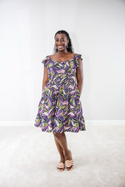 Arewa summer dress -  Purple